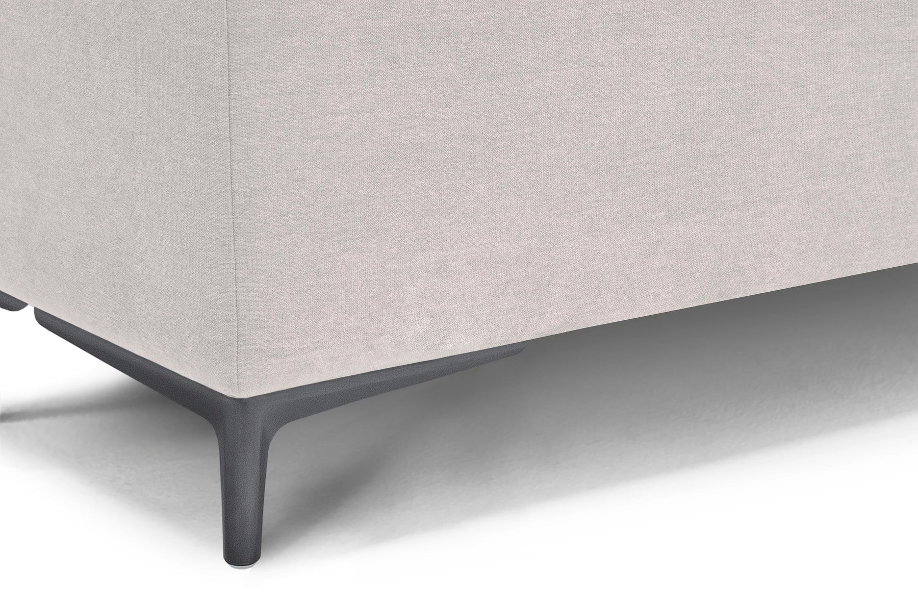 Panca Contenitore Made in Italy in Tessuto Cinigliato Beige - AVIGLIANA 110x50 cm