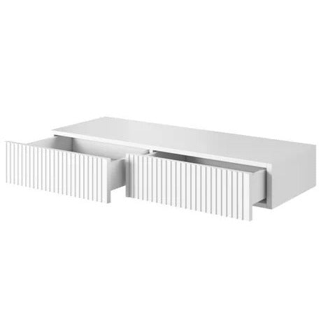 Consolle sospesa 2 cassetti Nicole 100x41 cm