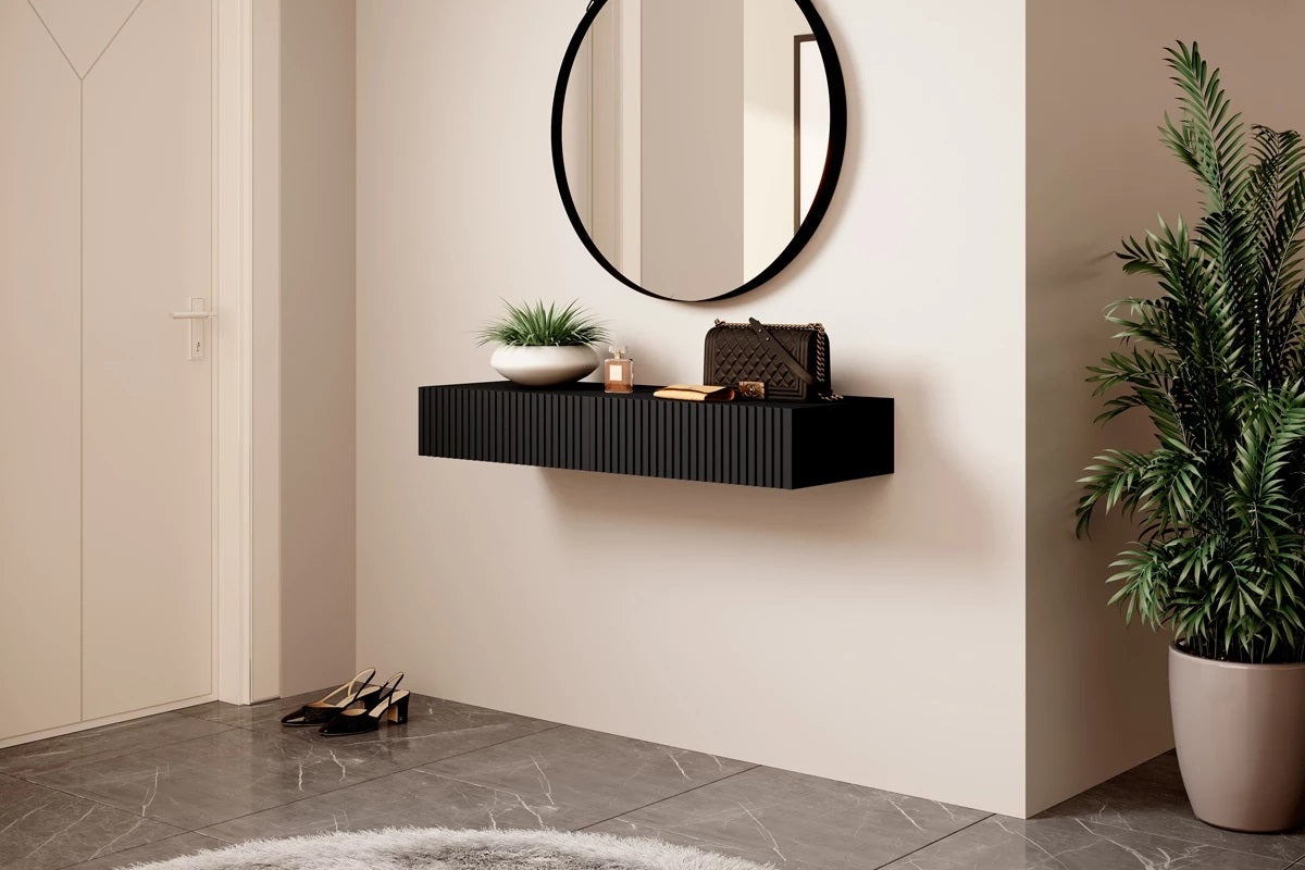 Consolle sospesa 2 cassetti Nicole 100x41 cm