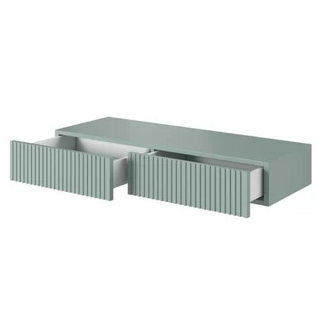 Consolle sospesa 2 cassetti Nicole 100x41 cm