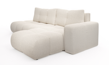 Divano letto angolare in tessuto cinigliato Vienna 286x177 cm