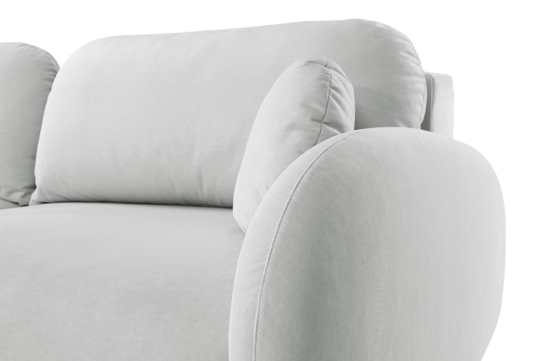 Divano letto in tessuto cinigliato Praga 232x109 cm