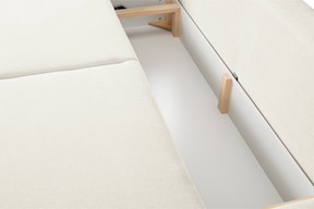 Divano letto in tessuto cinigliato Marsiglia 240x108/145 cm