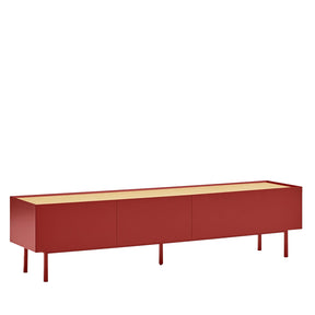 Mobile TV rosso Arista di Teulat 180x40 cm