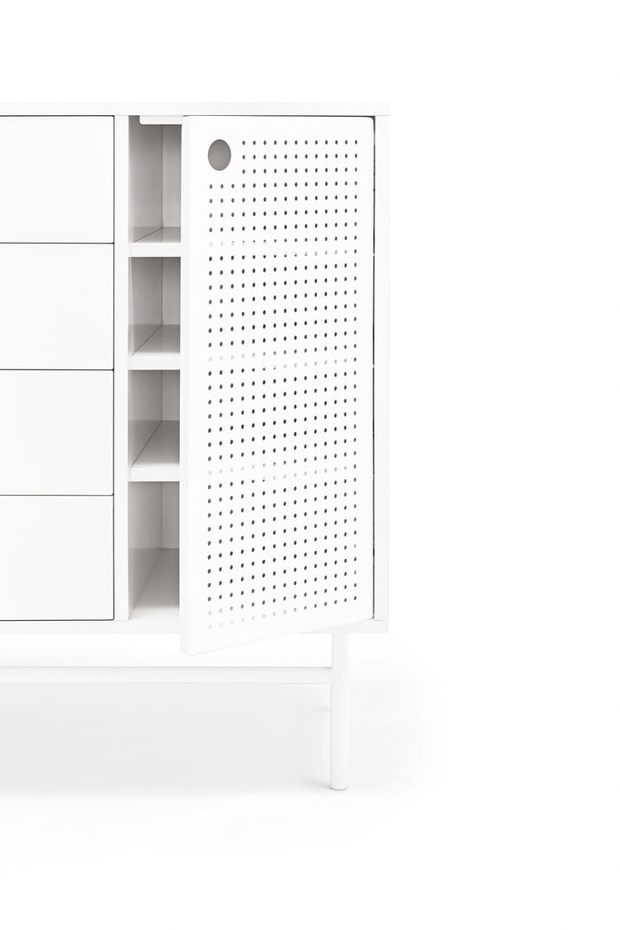 Cassettiera 4 cassetti e 1 anta - Punto di Teulat 97x45 cm