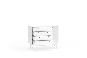 Cassettiera 4 cassetti e 1 anta - Punto di Teulat 97x45 cm