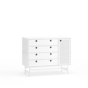 Cassettiera 4 cassetti e 1 anta - Punto di Teulat 97x45 cm