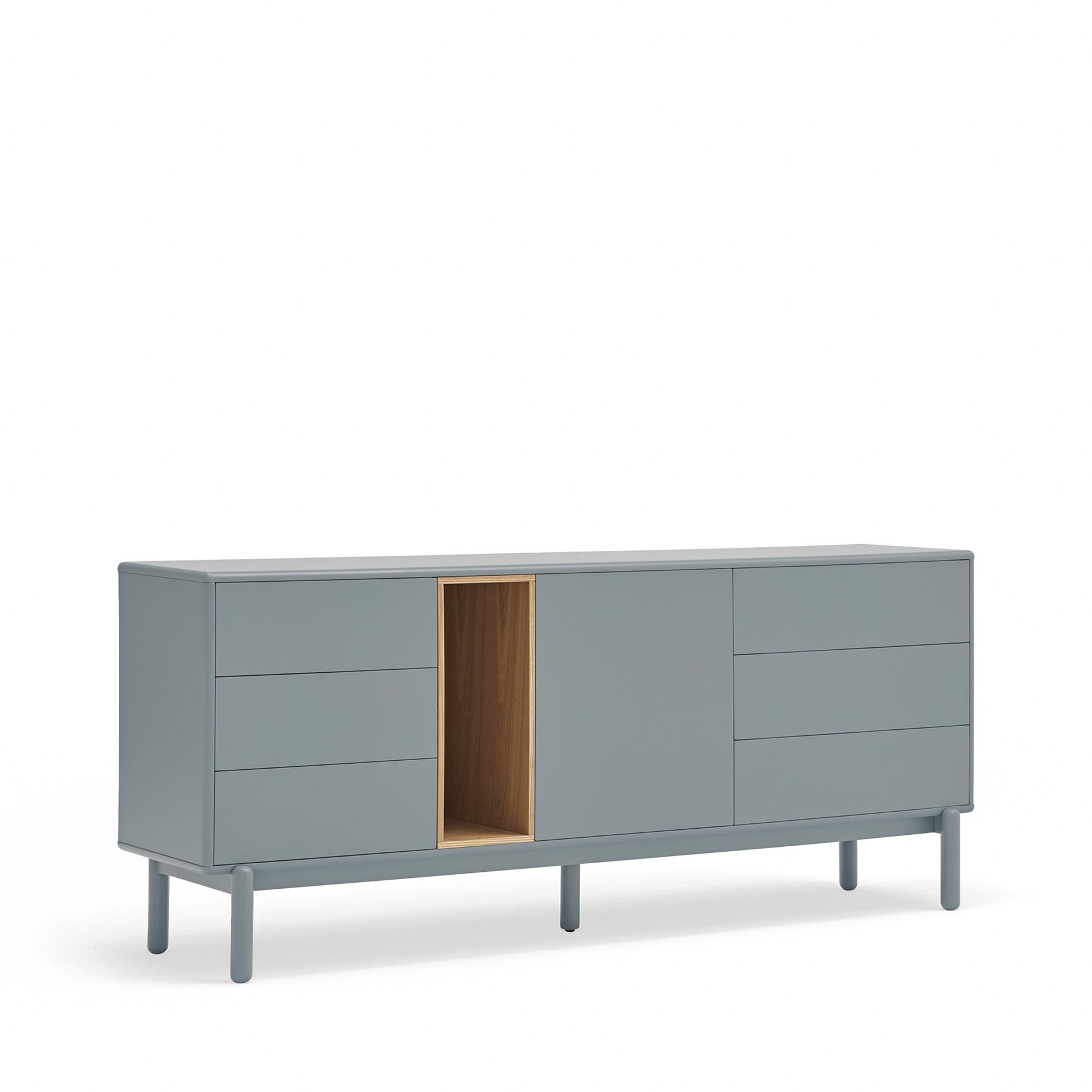 Madia 6 cassetti 1 anta Corvo di Teulat 180x40 cm