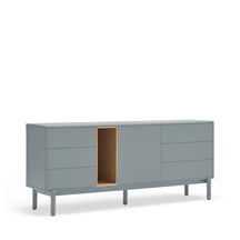 Madia 6 cassetti 1 anta Corvo di Teulat 180x40 cm
