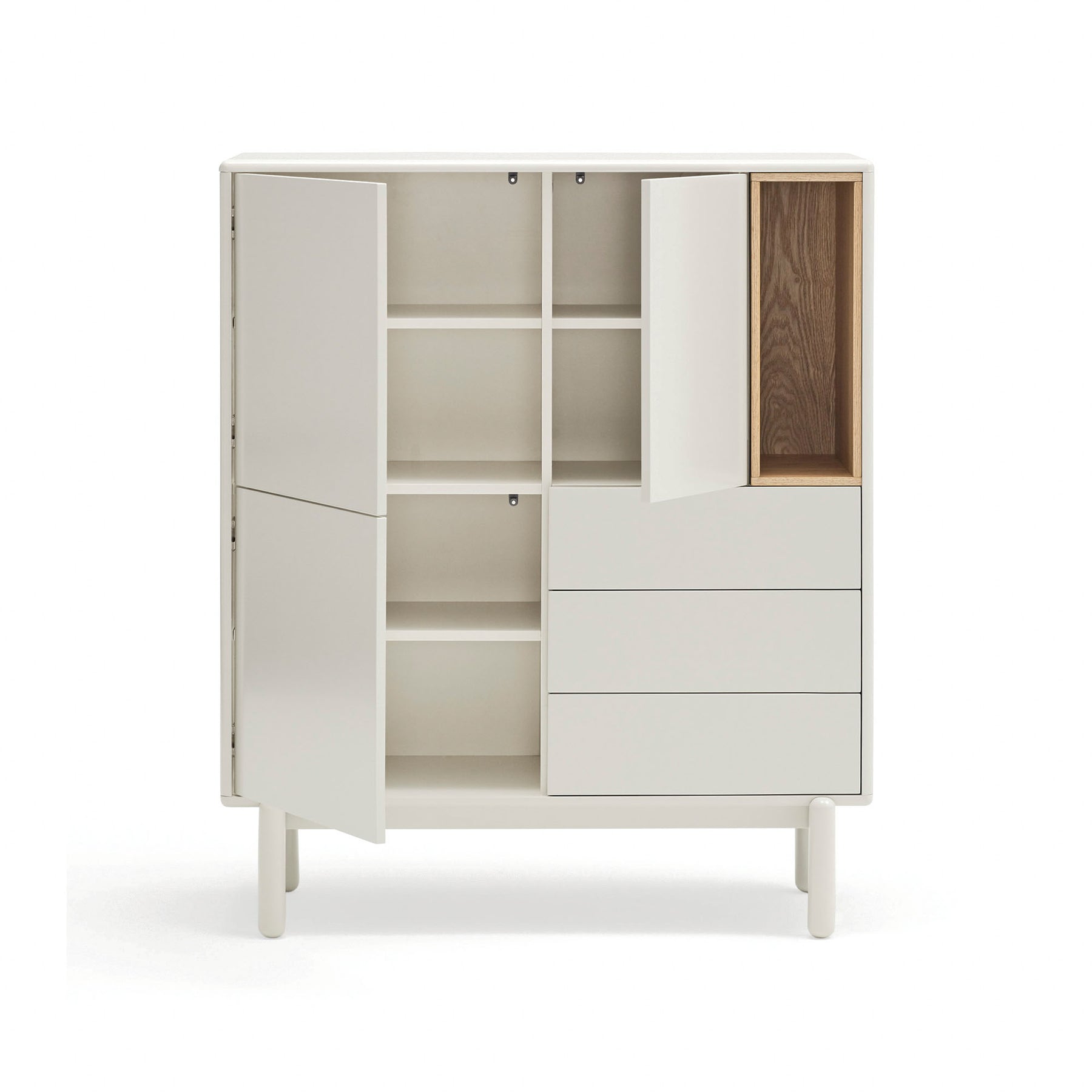 Credenza 3 ante 3 cassetti Corvo di Teulat 100x120 cm