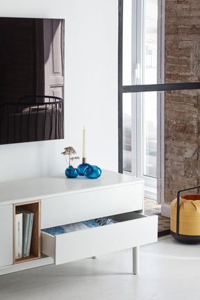 Mobile TV 2 ante 2 cassetti Corvo di Teulat 180x40 cm