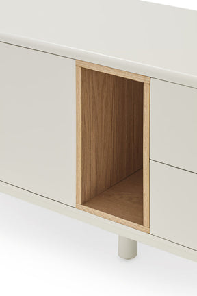 Mobile TV 2 ante 2 cassetti Corvo di Teulat 180x40 cm