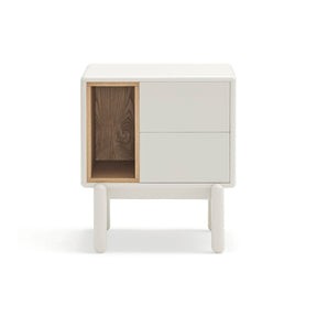 Comodino 2 cassetti Corvo di Teulat 48x35 cm