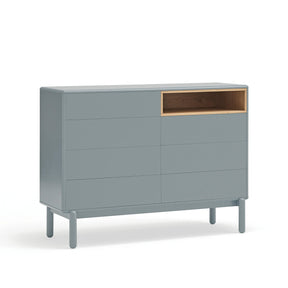 Cassettiera 7 cassetti Corvo di Teulat 120x40 cm