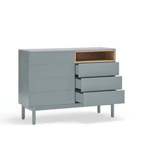 Cassettiera 7 cassetti Corvo di Teulat 120x40 cm