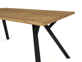 Tavolo rettangolare in legno per 6/8 persone Paola 160x90 cm