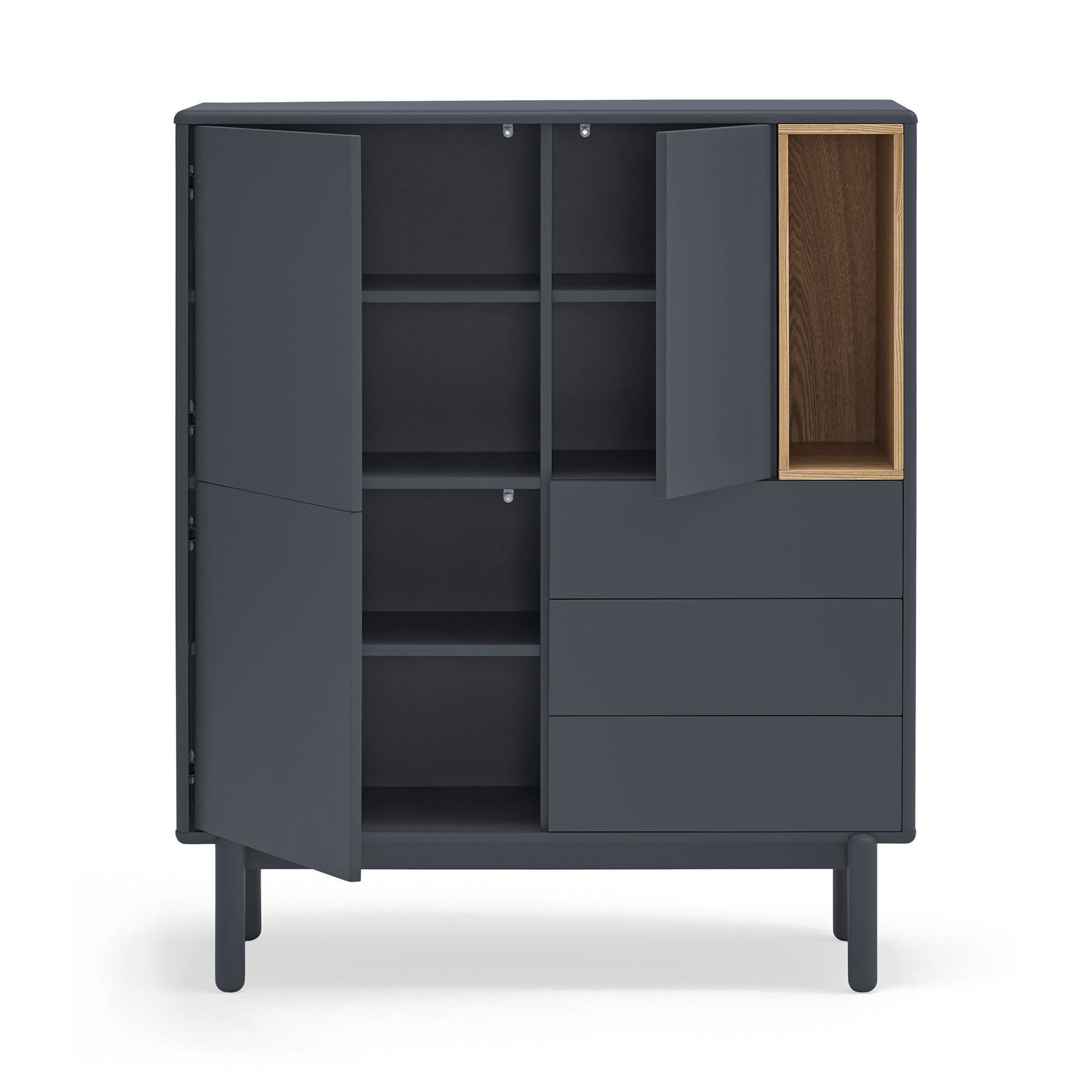 Credenza 3 ante 3 cassetti Corvo di Teulat 100x120 cm