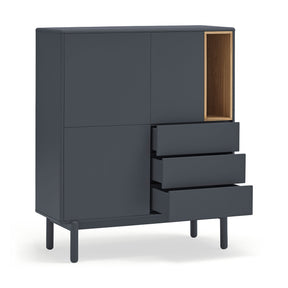 Credenza 3 ante 3 cassetti Corvo di Teulat 100x120 cm