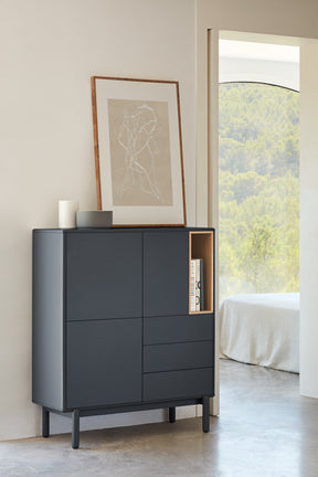 Credenza 3 ante 3 cassetti Corvo di Teulat 100x120 cm