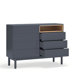 Cassettiera 7 cassetti Corvo di Teulat 120x40 cm