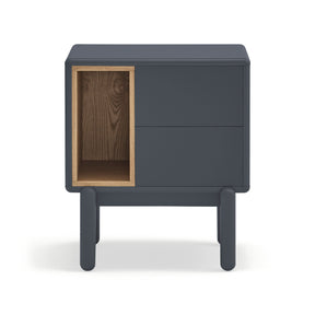 Comodino 2 cassetti Corvo di Teulat 48x35 cm