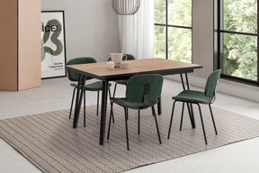 Tavolo allungabile per 6 persone rovere Cleo 140/180x90 cm