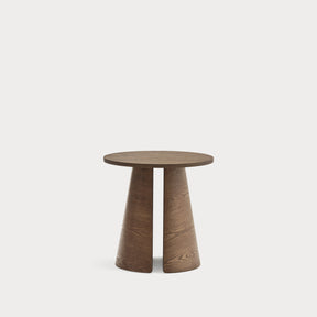 Tavolino tondo noce Cep di Teulat  Ø50 h50 cm