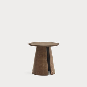 Tavolino tondo noce Cep di Teulat  Ø50 h50 cm