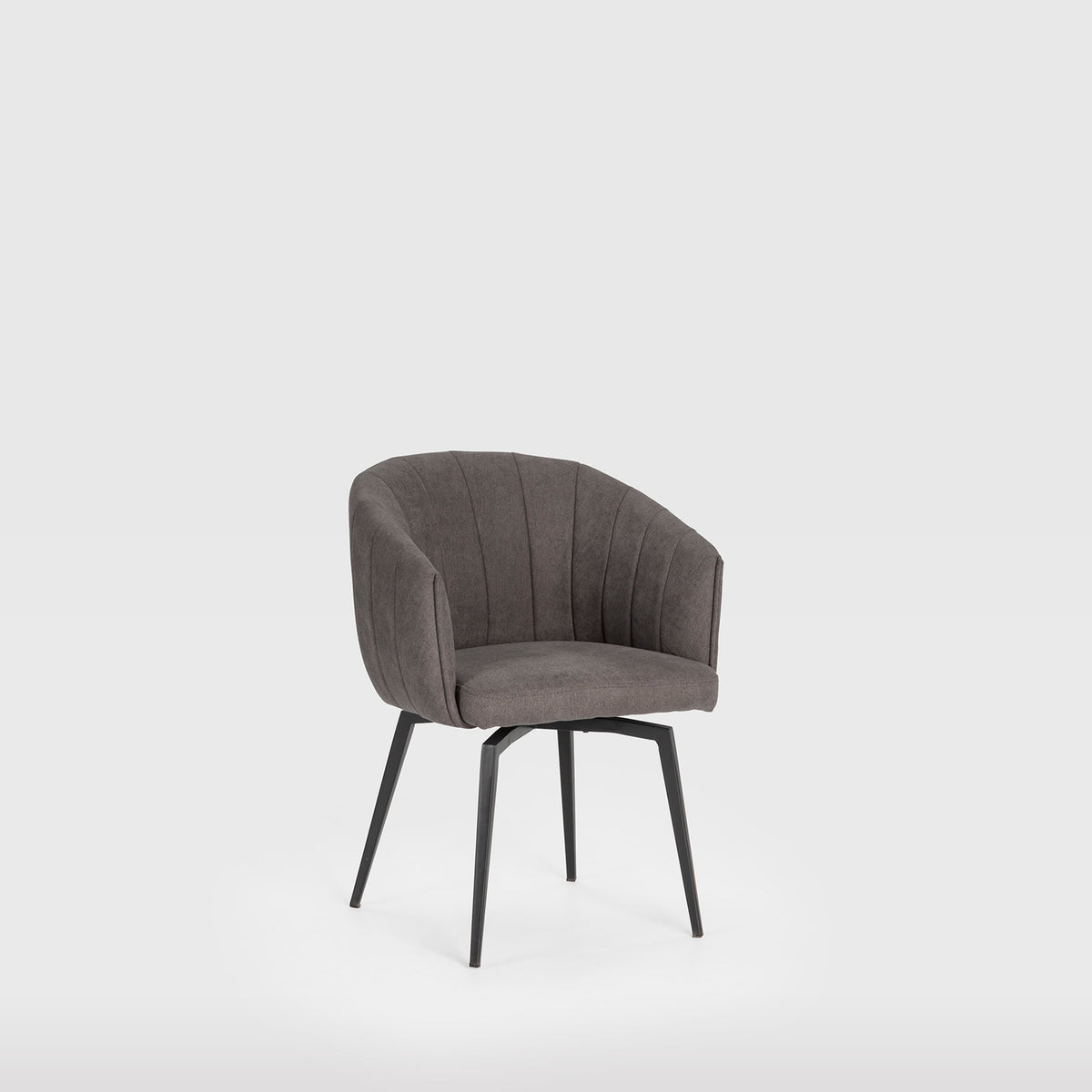 Poltrona con struttura in metallo e gambe Erica 60x60 h81 cm
