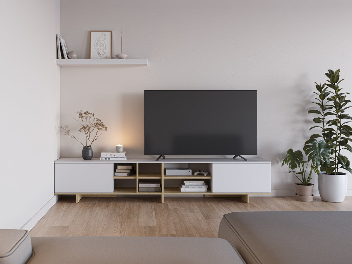 Mobile TV 2 ante Leda 230x44 cm