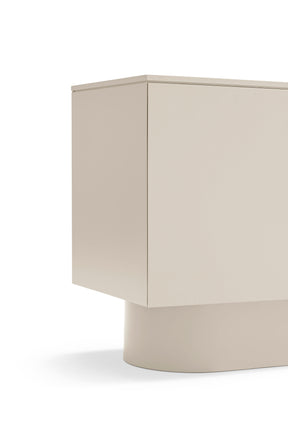 Madia 4 ante 3 cassetti laccata sabbia Totem 200x50