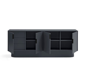 Madia 4 ante 3 cassetti laccata Totem 200x50