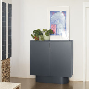 Credenza grigio antracite 2 ante Totem 110x45 cm