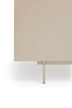 Madia 3 ante 3 cassetti legno rovere e cashmere Otto 180x78 cm