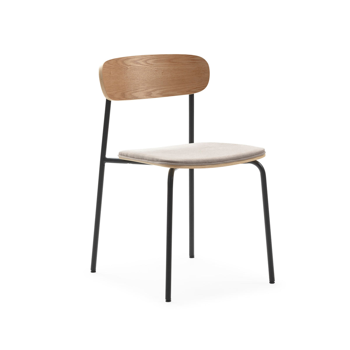 Set di 2 sedie in legno con gambe in metallo Adri 46x52 h78 cm