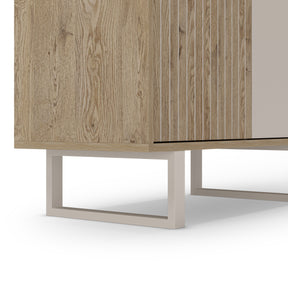 Credenza 2 ante rovere/grigio Molly 90x120 cm