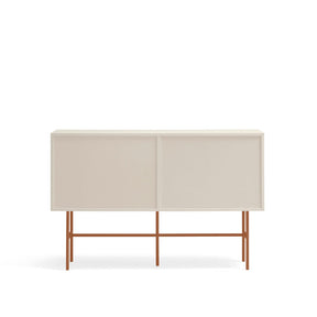 Cassettiera 3 cassetti e anta scorrevole laccata Nube di Teulat 140x91 cm