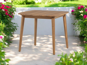 Tavolo da esterno in legno di acacia Krys 90x76 cm