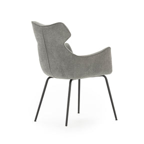 Set di 2 poltrone in velluto a coste con gambe in metallo Diana 60x65 h90 cm