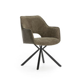 Set di 2 poltrone con gambe in metallo nero Mariel 48x49 h80 cm