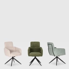 Set di 2 poltrone in velluto a coste con gambe in metallo Grace 57x65 h92 cm