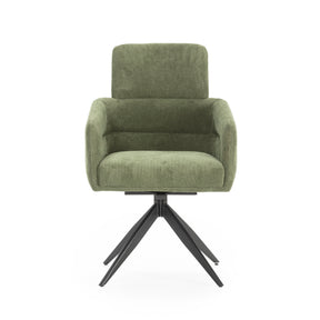 Set di 2 poltrone in velluto a coste con gambe in metallo Grace 57x65 h92 cm
