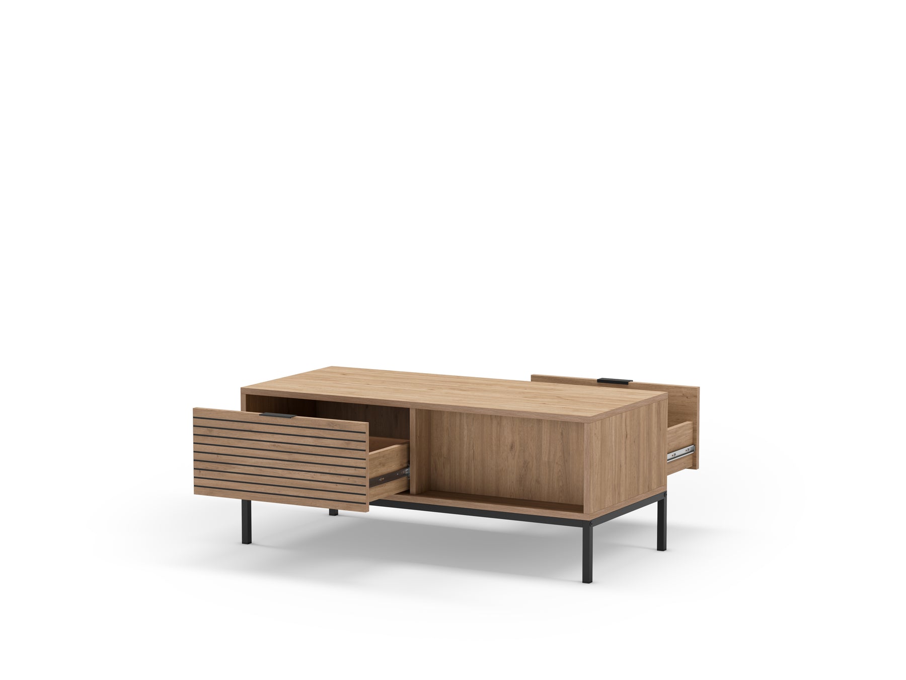 Tavolino basso rovere Ally 110x45 cm