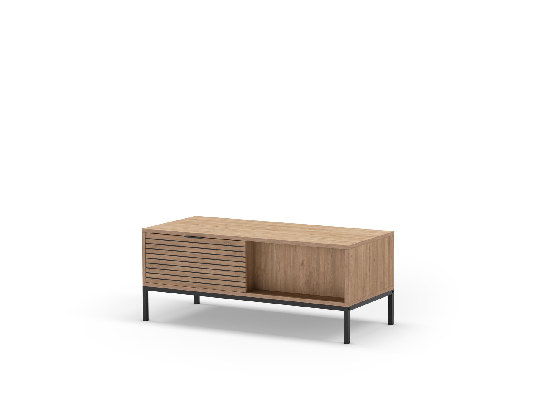 Tavolino basso rovere Ally 110x45 cm