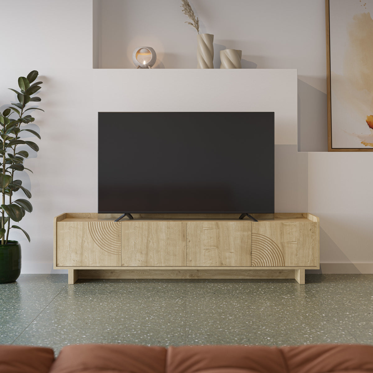 Mobile TV 4 ante Saira 180x45 cm