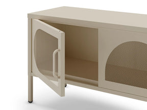 Mobile TV a 4 ante in metallo Diora 180x50 cm