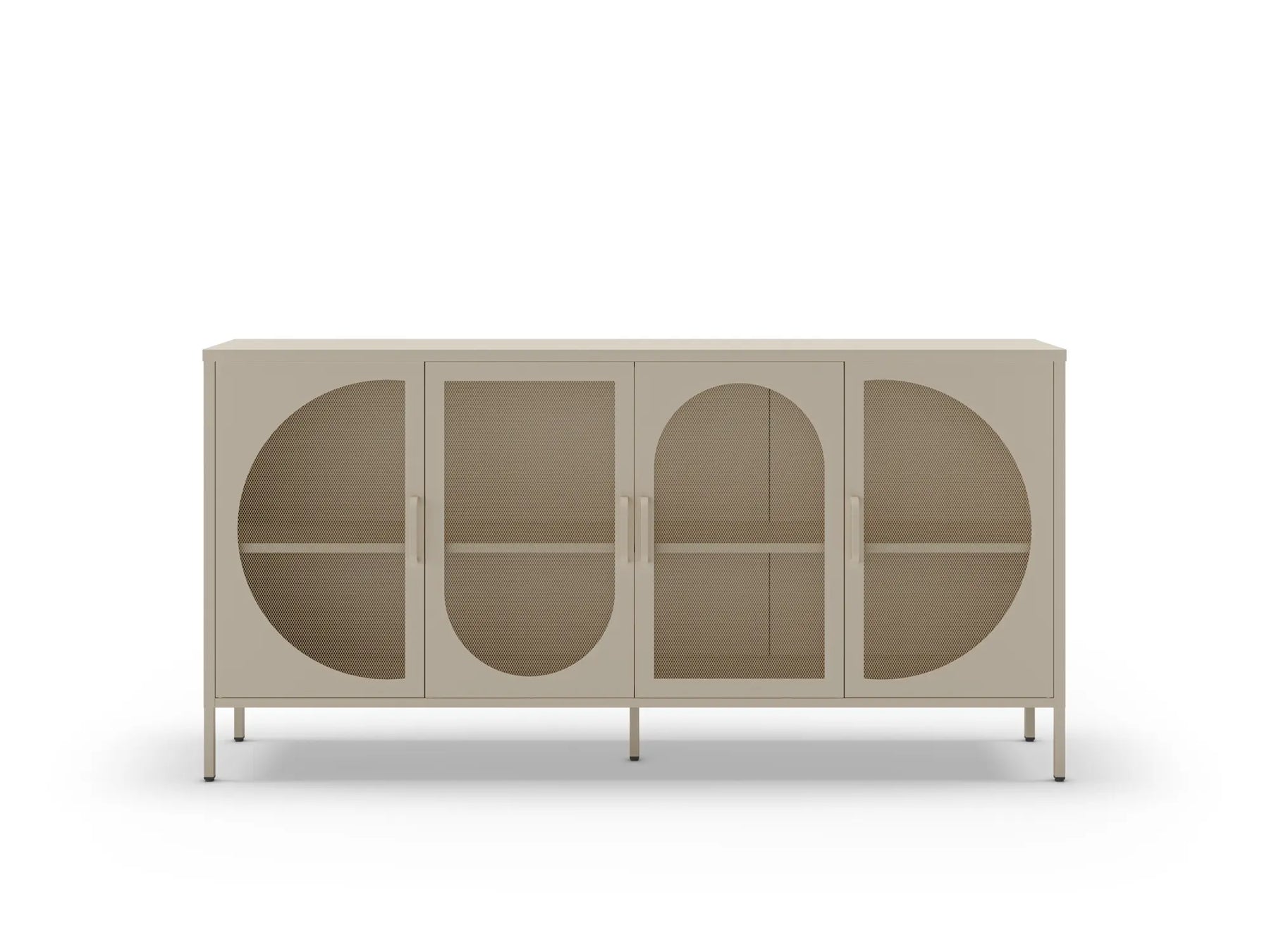 Madia 4 ante in metallo Diora 160x40 cm