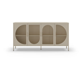 Madia 4 ante in metallo Diora 160x40 cm