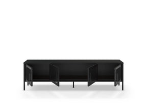 Mobile TV a 4 ante in metallo Diora 180x50 cm