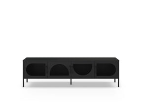 Mobile TV a 4 ante in metallo Diora 180x50 cm
